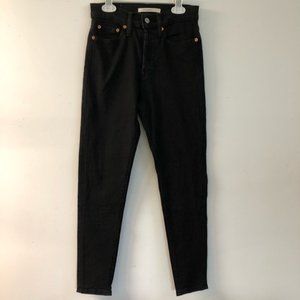 Levi's Black Wedgie Skinny Jeans